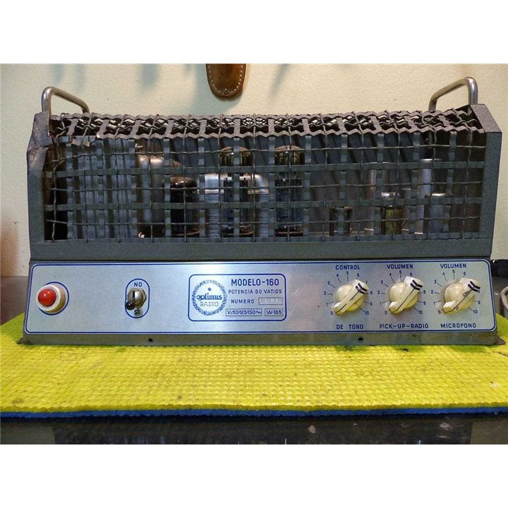 Amplificador de válvulas Optimus 1980//-50 watts