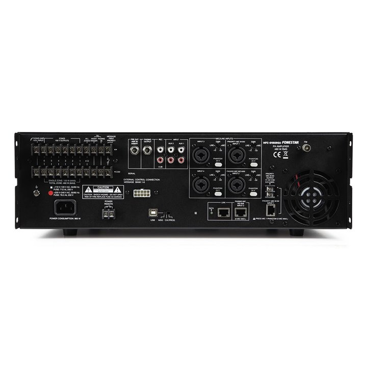 Fonestar MPZ-6480RGU Amplificador de Zonas